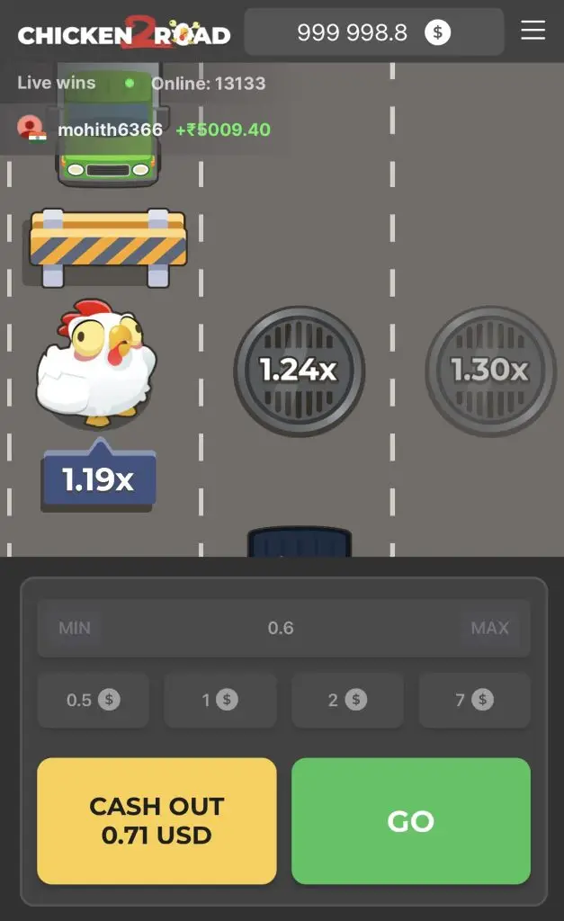 Chicken Road 2 uz mobilā